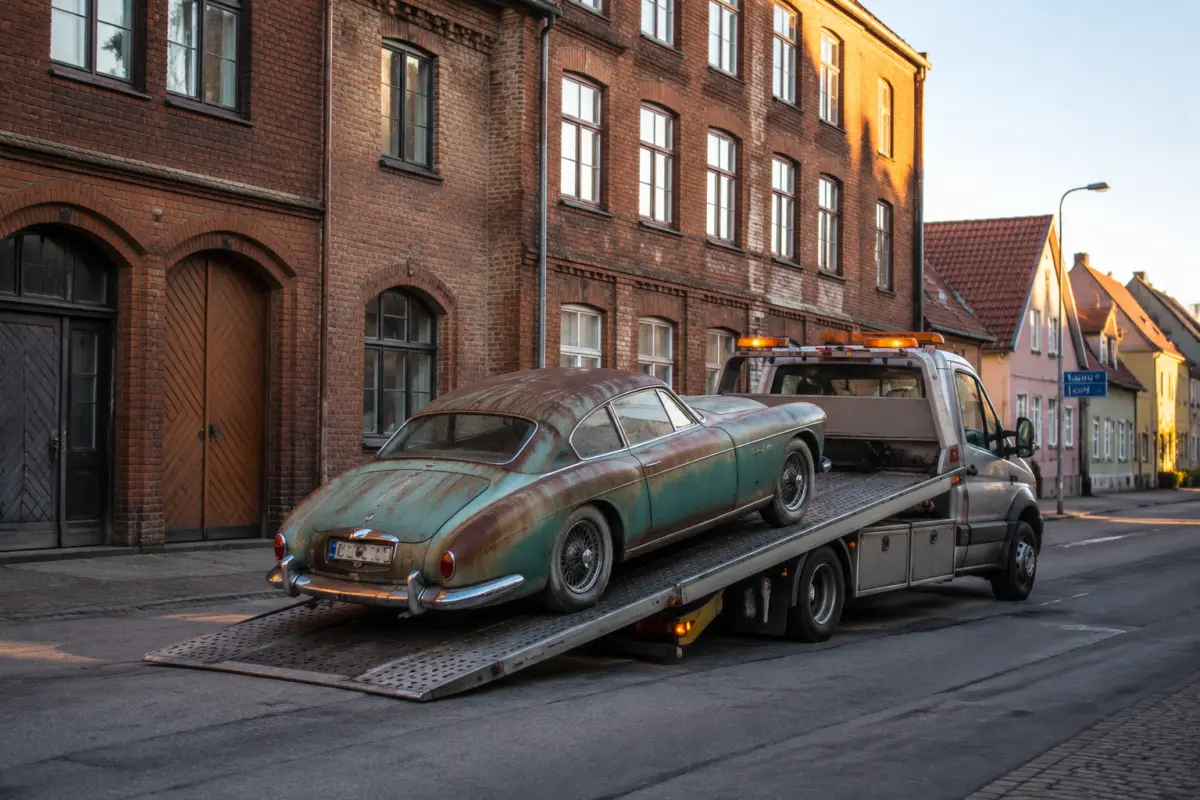 Bilskrotning i Alingsås