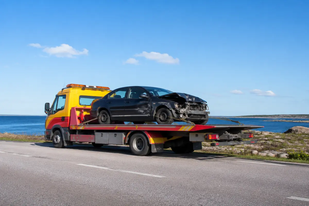 Bilskrotning i Kungsbacka